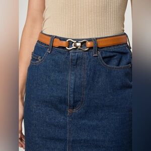 NWOT Rouje Laure Belt in Tan size S/M